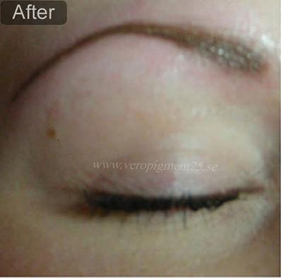 Permanent Makeup of Eye Browse - After